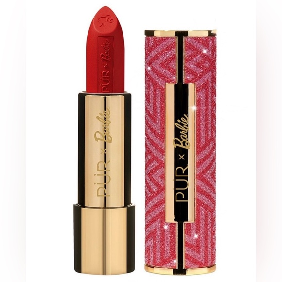 PÜR X Barbie Iconic Lips Signature Semi-Matte Lipstick (CEO) - Picture 1 of 16